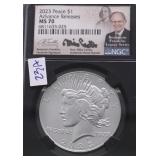 2023 MS70 ADVANCE RELEASE PEACE DOLLAR