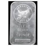 1  OZ .999 SILVER BAR