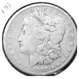1892 MORGAN DOLLAR VG