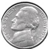 1954 S GEM BU JEFFERSON NICKEL