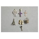 MISC STERLING SILVER CHARMS