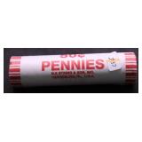 2025 D GEM RED ROLL OF LINCOLN CENTS