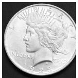 1923 CHOICE  BU PEACE DOLLAR