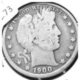 1900 BARBER HALF DOLLAR G