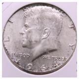 1964 CHOICE BU KENNEDY HALF DOLLAR