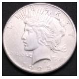 1925 CHOICE BU PEACE DOLLAR