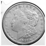 1921 S MORGAN DOLLAR XF