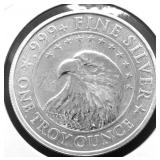 1 OZ .999 SILVER ROUND