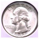 1952 S GEM BU WASHINGTON QUARTER