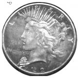 2022 S PEACE DOLLAR VF