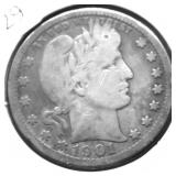 1901 O BARBER QUARTER VG NICE COIN