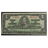 1937 CANADA DOLLAR VF