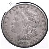 1921 D MORGAN DOLLAR XF