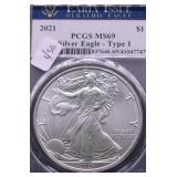 2021 PCGS MS69 SILVER EAGLE