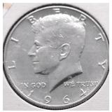 1964 CHOICE BU KENNEDY HALF DOLLAR