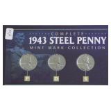1943 STEEL CENT SET