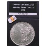 1921 CHOICE BU MORGAN DOLLAR