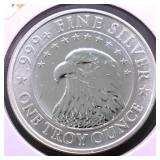 1 OZ .999 SILVER ROUND