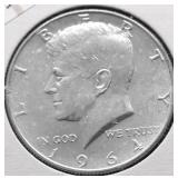 1964 D CHOICE BU KENNEDY HALF DOLLAR