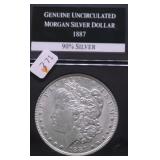 1887 CHOICE BU MORGAN DOLLAR