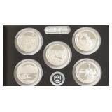 2014 S SILVER PROOF QUARTER SET
