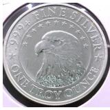 1 OZ .999 SILVER ROUND