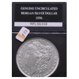 1896 CHOICE BU MORGAN DOLLAR