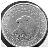 1 OZ .999 SILVER ROUND