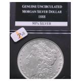 1888 CHOICE BU MORGAN DOLLAR