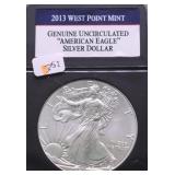 2013 GEM BU SILVER EAGLE
