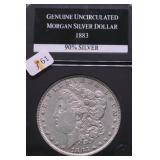 1883 MORGAN DOLLAR XF