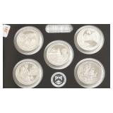 2017 S SILVER PROOF QUARTER SET