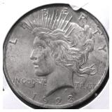 1923 PEACE DOLLAR AU