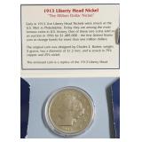 1913 COPY V NICKEL LARGE  CLAD W BOX