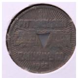 1922 PITTSBURG RAIL WAY 1 FARE
