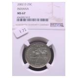 2002 D NGC MS67 STATE QUARTER