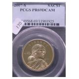 2007 S PCGS PF69DC SACAGAWEA DOLLAR