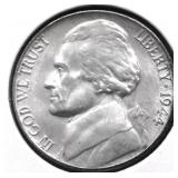 1944 P SUPURB GEM JEFFERSON NICKEL