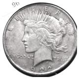 1922 PEACE DOLLAR VF