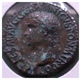40 BC ROAMN EMPIRE AE 27 VF CALIGULIA