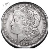 1921 MORGAN DOLLAR XF