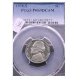 1978 S PCGS PF69DC JEFFERSON NICKEL
