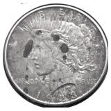 1923 D PEACE DOLLAR VF