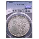 1896 PCGS MS63 MORGAN DOLLAR