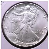 1986 SILVER EAGLE GEM