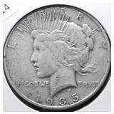 1935 S PEACE DOLLAR VF