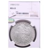 1904 O NGC MS63 MORGAN DOLLAR