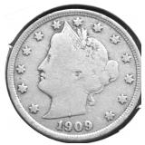 1909 V NICKEL G