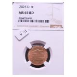 2025 D NGC MS65 RED LINCOLN CENT