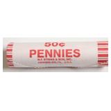 GEM RED ROLL OF 2025 D LINCOLN CENTS